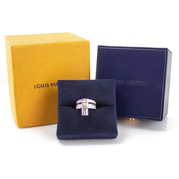 LIMITED EDITION Louis Vuitton Lockit Ring Diamond - Picture 2 of 8